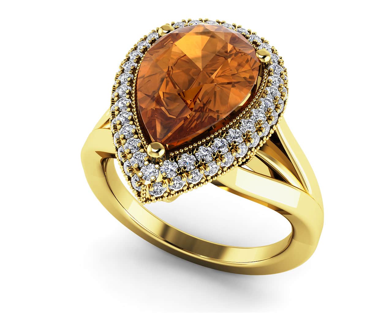 Interchangeable Concept Gemstone Fashion Ring Available In White Yellow And Rose